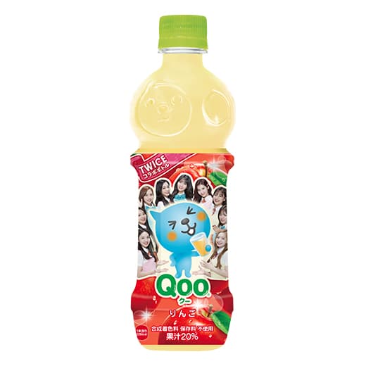 日本コカ・コーラ Qoo りんご Qoo&TWICEコラボボトル 470ml